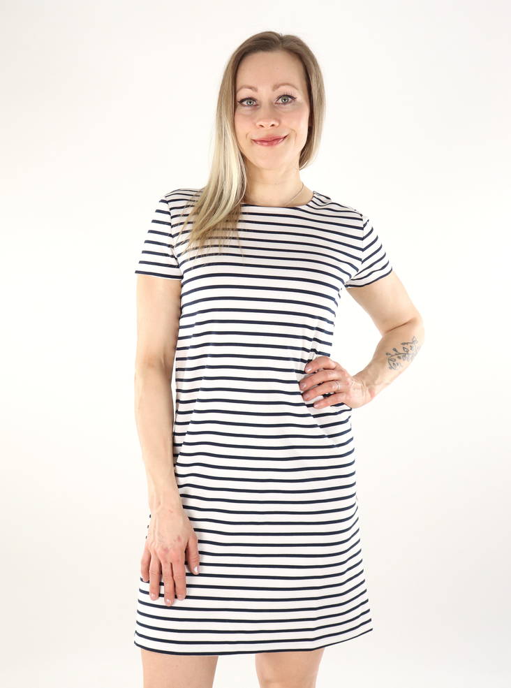 Vero Moda klänning snövit/marinblå - Klänningar och tunikor - 135755 - 1
