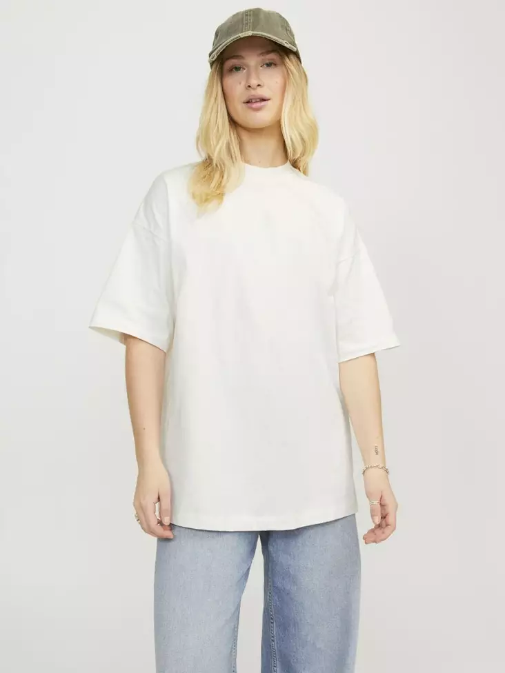 JJXX t-paita Valeria Over size valkoinen - Naisten T-paidat - 136475 - 1