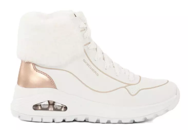 Skechers ankelboots dam 167993/WTRG UNO RUGGED - FALL SHIMMER vit/roséguld - Stövletter och kängor för damer - 137185 - 1