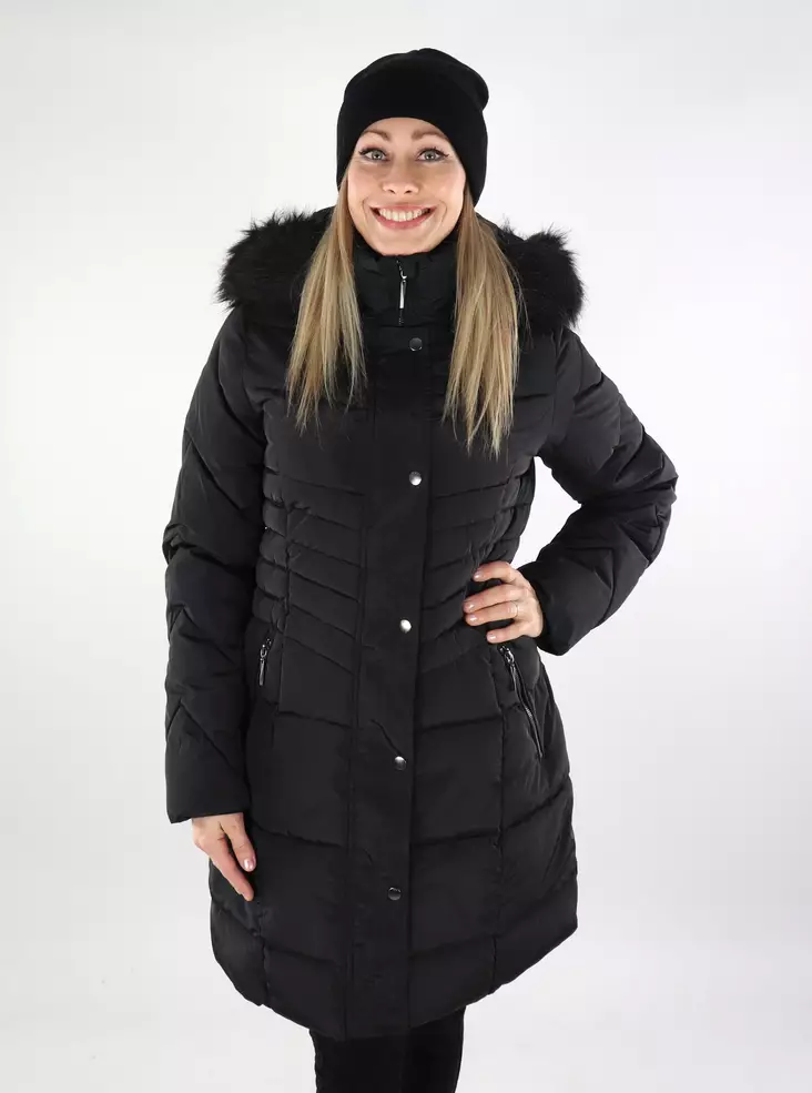 Only naisten talvitakki Nora Puffer musta - Naisten talvitakit - 137265 - 1