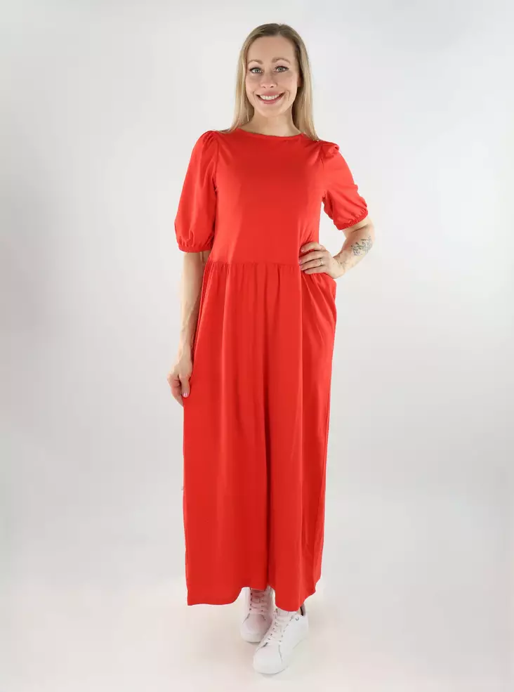 Vila midimittainen mekko Summera 2/4 Midi punainen - Mekot ja tunikat - 138165 - 1