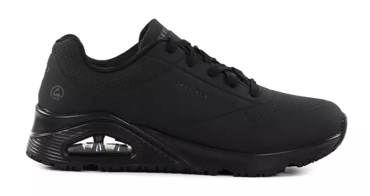 Skechers Work naisten työkengät 108021EC/BLK UNO SR musta - Skechers työkengät - 139345 - 1