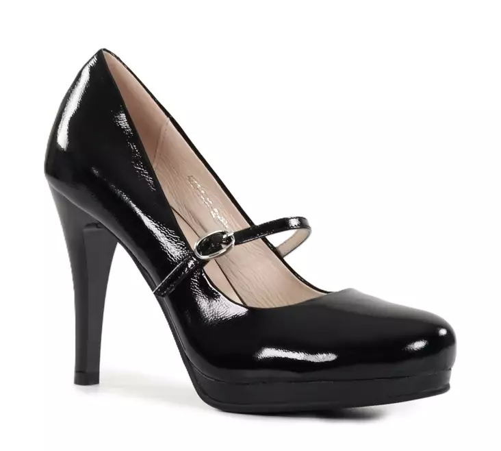 Fuzz pumps/höga klackar 3430-12 svarta - Klackskor och pumps - 139645 - 1