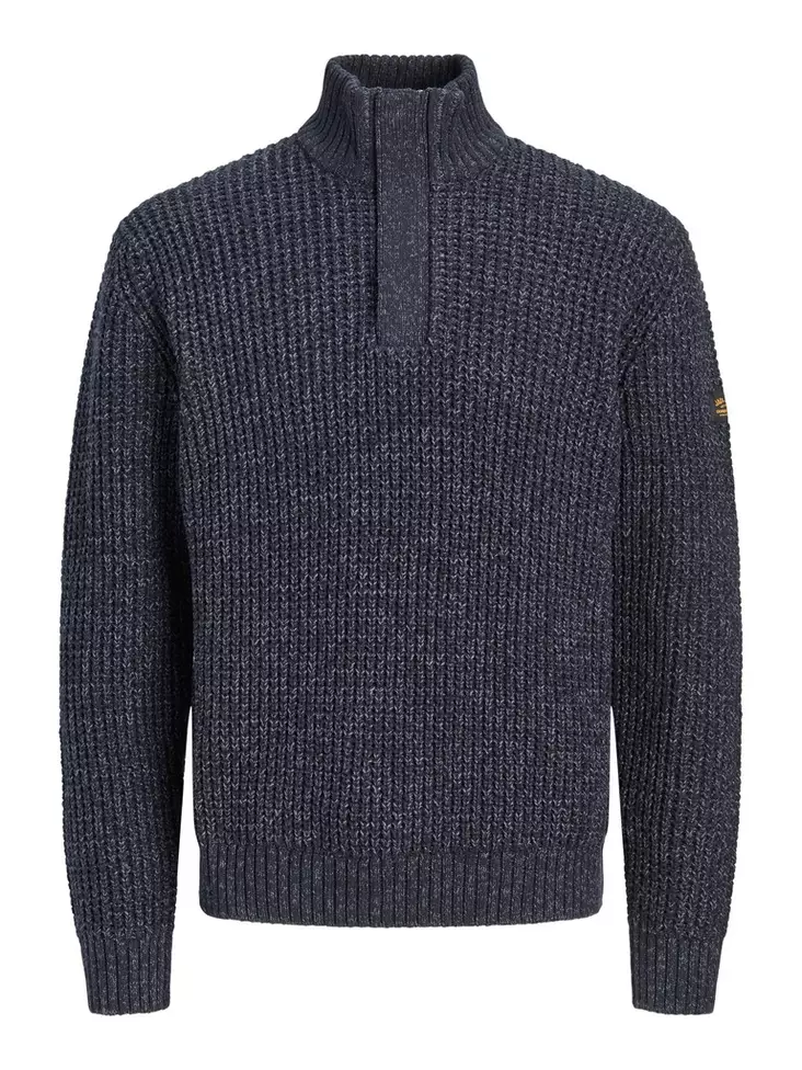 Jack&Jones Neule Rooster tummansininen - Miesten neuleet - 142345 - 1