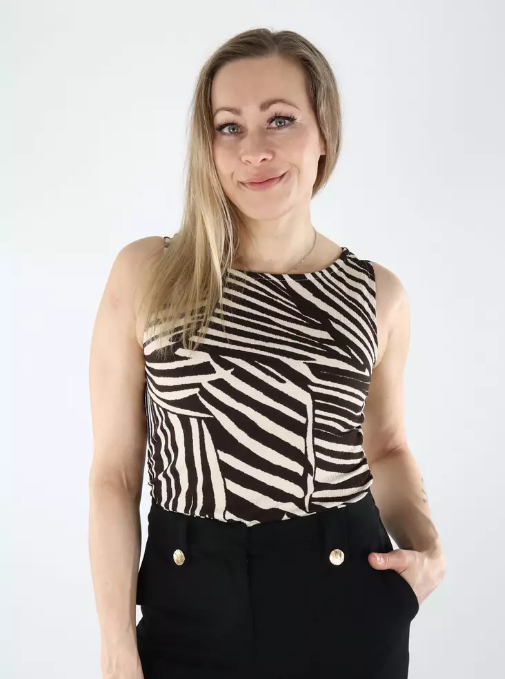 JDY naisten toppi Debbie vaalea/ruskea - Naisten topit - 140445 - 1