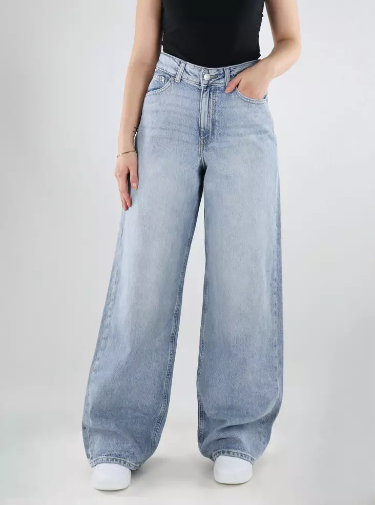 JJXX damjeans med vida ben JXTOKYO Wide HW ljusblå denim - Jeans för damer - 140115 - 1