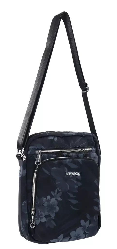 Nabo Laukku Marris NK2185 harmaa/kukkakuosi - Käsilaukut - 139745 - 1