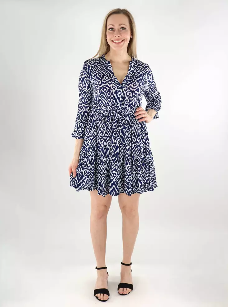 Only kuviollinen mekko Clemmentine Life sininen/valkoinen - Mekot ja tunikat - 138055 - 1