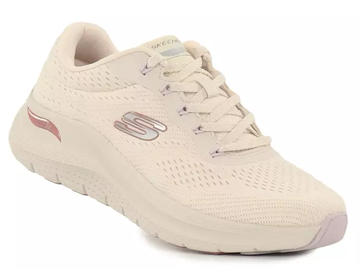 Skechers naisten leveälestiset tennarit 150051W/NTMT Arch fit beige - Skechers tennarit - 141205 - 1