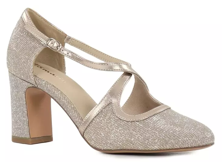 Tamaris Korkokengät 22454-47 light gold glam - Tamaris höga klackar - 141365 - 1