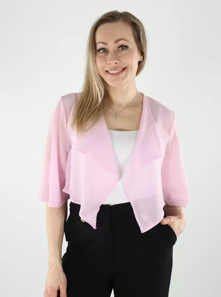 Vila naisten bolero Ura 3/4 vaaleanpunainen - Bolerot - 140475 - 1