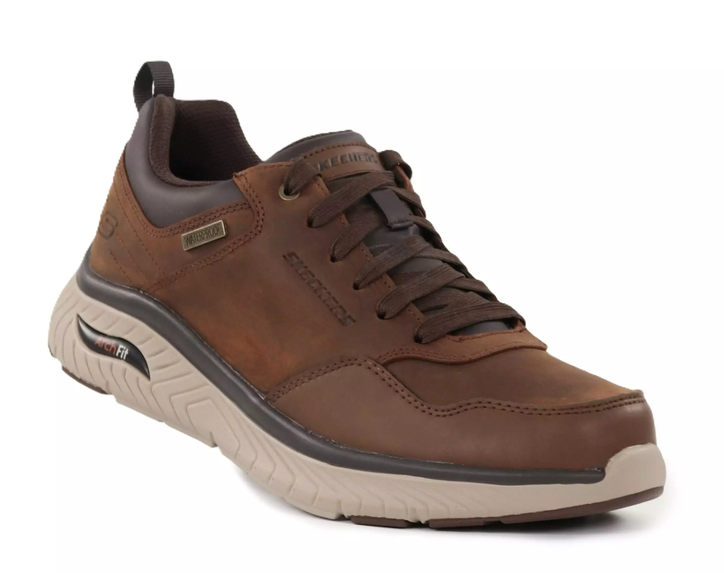 Skechers miesten vedenpitävät tennarit 205347/CDB ARCH FIT CROSSER - RONALDO tummanruskea