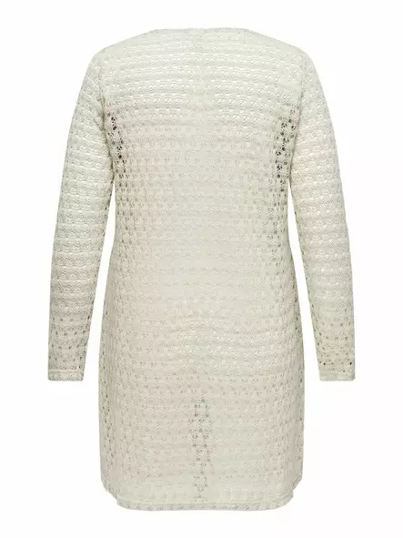 Only Carmakoma pluskoon neuletakki Lati Lace beige - Naisten neuleet - 136476 - 2