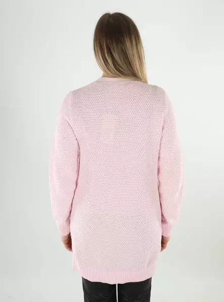 Vila naisten neuletakki Dalo Knit vaaleanpunainen - Naisten neuleet - 140086 - 2