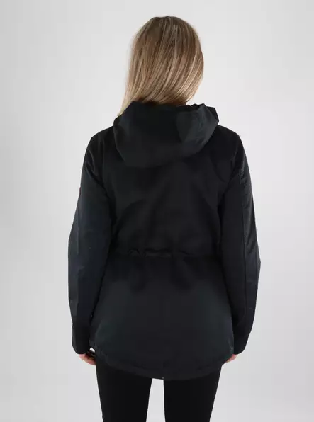 Only naisten takki Lorca Canvas Parka musta - Lätta jackor för damer - 140406 - 2