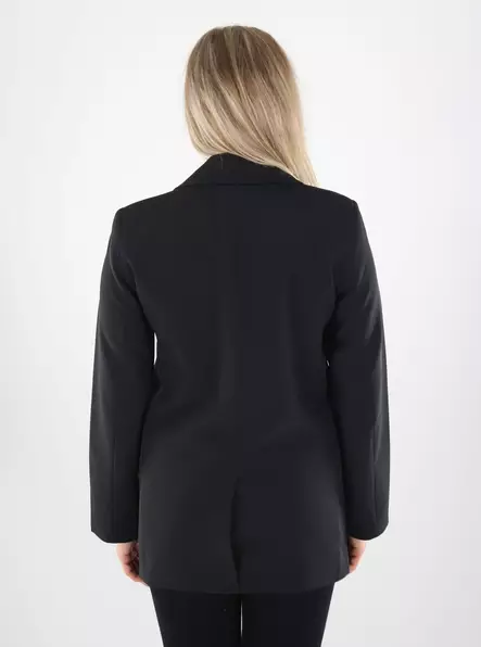 Only naisten bleiseri Lana-berry musta/leo - Kavajer för damer - 141736 - 2