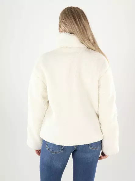 Only naisten teddytakki Aspen valkoinen - Lätta jackor för damer - 141816 - 2