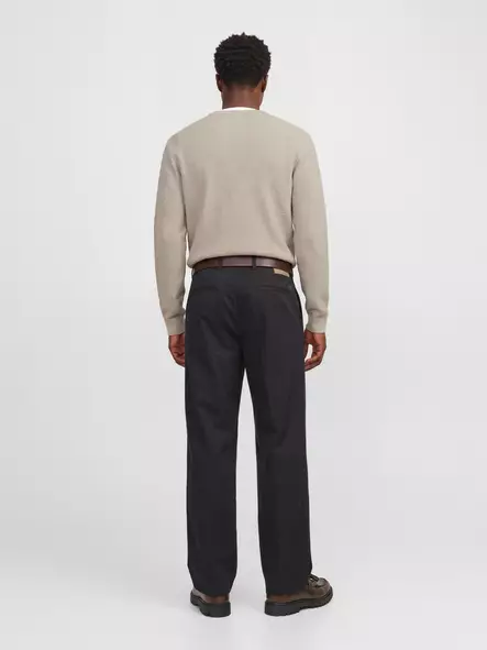 Jack&Jones miesten puuvillaneule Blustanley beige - Stickat för herrar - 142226 - 2