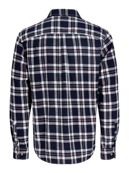 Jack&Jones miesten ruudullinen kauluspaita Dover Check tummansininen - Miesten kauluspaidat - 140126 - 2