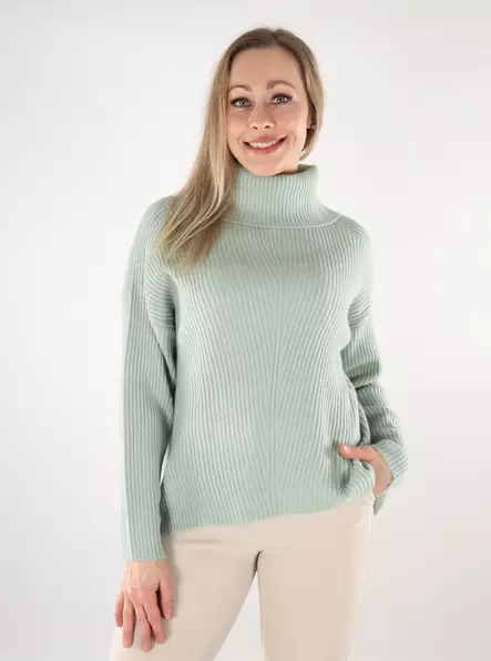 Only naisten neule Katia Rollneck mintunvihreä - Naisten neuleet - 137596 - 1