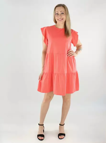 Vila lyhyt mekko Summer SS koralli - Mekot ja tunikat - 138456 - 1