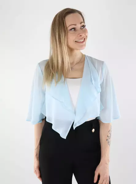 Vila naisten bolero Ura 3/4 vaaleansininen - Bolerot - 140476 - 1