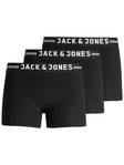 Jack&Jones Boxerit Sense 3pack blackwais - Miesten boxerit ja sukat - 130016 - 1