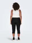 Only Carmakoma Capris Lilac svart - Shorts och capribyxor för damer - 133736 - 3