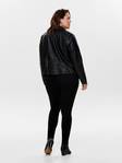 Only Carmakoma Plus size dam biker jacka Emmy svart - Skinnjackor och PU-jackor för damer - 124886 - 2