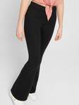 Only dam byxor, breda byxben Fever stretch flared svart - Byxor för damer - 128966 - 2