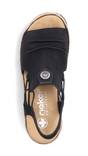 Rieker damsandaler V7972-00 svart - Rieker sandals - 135406 - 3