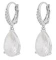 Snö of Sweden Korvakorut Ashley drop silver/clear - Korvakorut - 135286 - 1