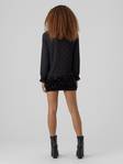 Vero Moda naisten pitkähihainen paita Maya smock musta/birch dots - Naisten pitkähihaiset paidat - 132566 - 2