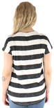 Vero Moda naisten raita t-paita Wide stripe valkoinen/musta - Naisten T-paidat - 128046 - 2