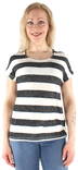 Vero Moda naisten raita t-paita Wide stripe valkoinen/musta - Naisten T-paidat - 128046 - 1
