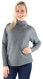 Vila Stickad tröja Oliv highneck - Stickat för damer - 125276 - 2