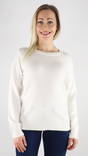 Vila naisten neulepusero Ril open o-neck white alyssum - Naisten neuleet - 132006 - 1