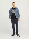 Jack&Jones herr t-shirt Jeans O-hals svart - T-shirts för herrar - 136656 - 3
