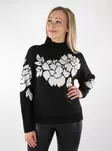 Vila naisten neule Cilia Mock musta - Naisten neuleet - 136926 - 1