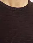 Jack&Jones herrtröja Otto Crew Neck Vineyard vin - Stickat för herrar - 137286 - 6