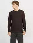 Jack&Jones herrtröja Otto Crew Neck Vineyard vin - Stickat för herrar - 137286 - 2