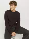 Jack&Jones herrtröja Otto Crew Neck Vineyard vin - Stickat för herrar - 137286 - 1