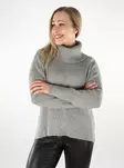 Only naisten neule Katia Roll Neck harmaa - Naisten neuleet - 137426 - 1