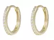Snö of Sweden Örhängen Siri ring guld/klar - Halsband - 138646 - 1