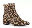 Marco Tozzi naisten leopardikuosiset nilkkurit 25302-45 leo beige - Naisten nilkkurit - 139036 - 1