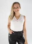 Vero Moda naisten toppi Rosa V-Neck valkoinen - Naisten topit - 139046 - 1