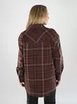 Only damflanellskjorta Loose Check shoppingbag/texana - Skjortor och blusar för damer - 139066 - 2