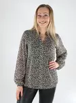 Only naisten paita Star V-Neck musta/kuviollinen - Naisten pitkähihaiset paidat - 139286 - 1