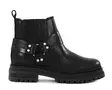 Johnny Bulls naisten aitonahkaiset bootsit 35-20990 musta - Bootsit - 139356 - 1