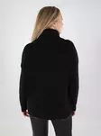 Only damtröja Polotröja svart - Stickat för damer - 139516 - 2